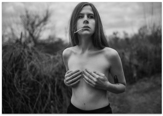 Natural Pensive Portrait