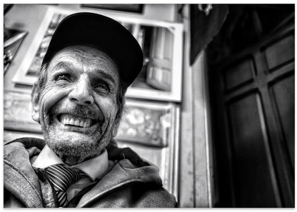 Joyful Man Smiling