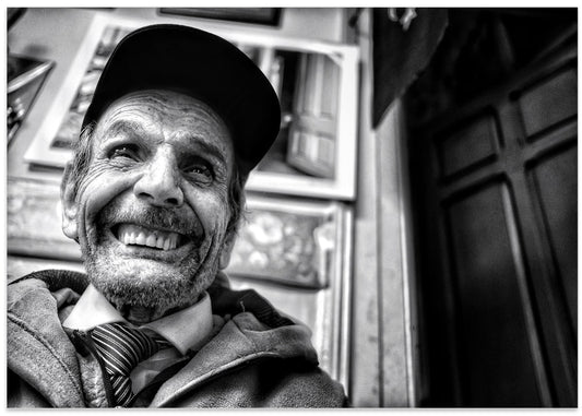 Joyful Man Smiling