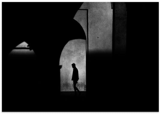 Solitary Figure Archway