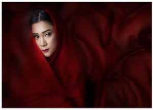 Elegant Red Drape