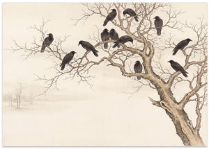 Crows on Winter Tree