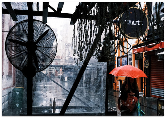 Rainy City Street