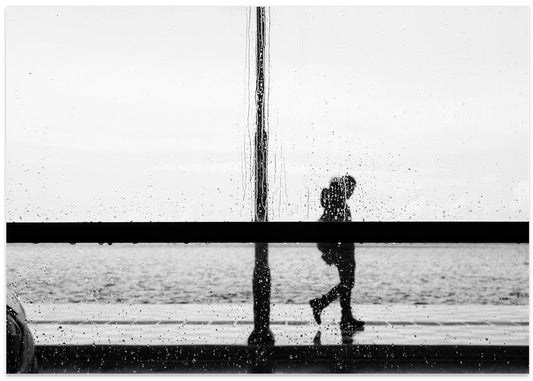 Urban Rain Silhouette