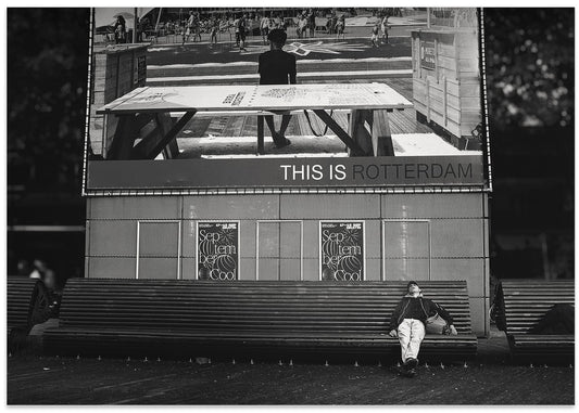 Rotterdam Boy On Bench
