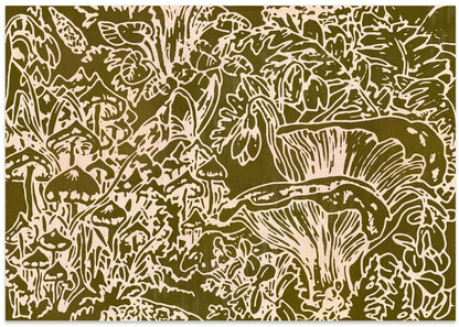 Forest Mushroom Pattern