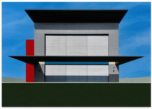 Modern Geometric Building