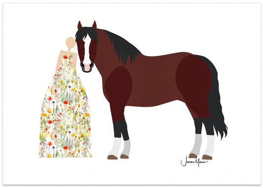 Woman and Horse Bond