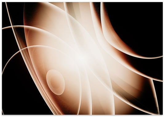 Soft Brown Abstract Flow