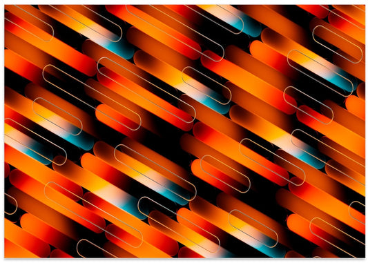 Vibrant Diagonal Lines