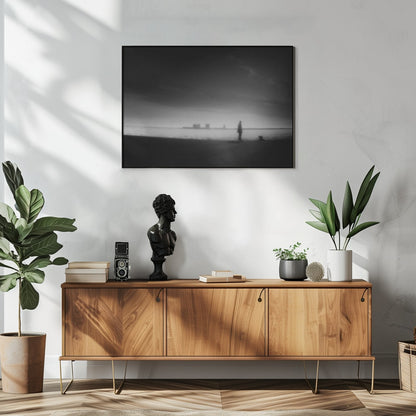 Solitary Figure Cityscape
