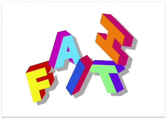 Colorful Faith Letters