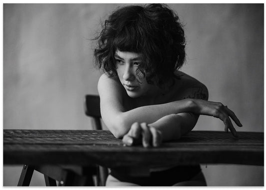 Contemplative Woman's Portrait