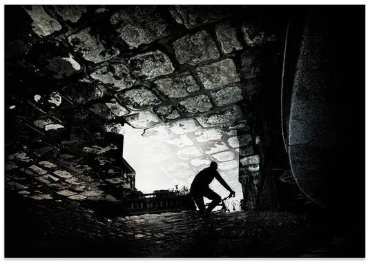 Urban Cyclist Shadow
