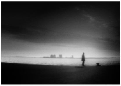 Solitary Figure Cityscape