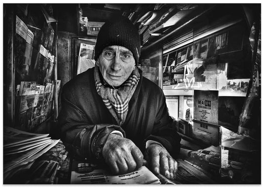 Old Man's Newsstand