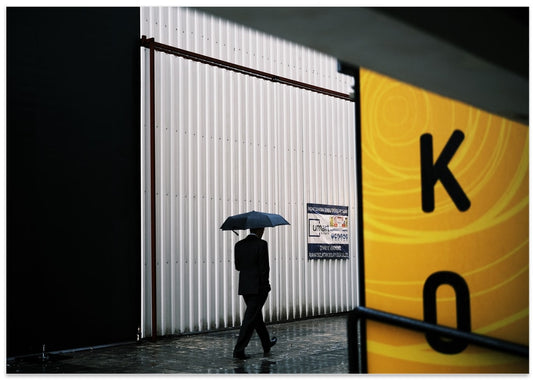 Urban Rain Silhouette