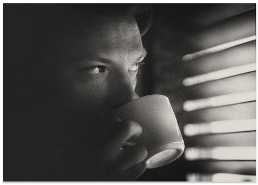 Pensive Man Coffee