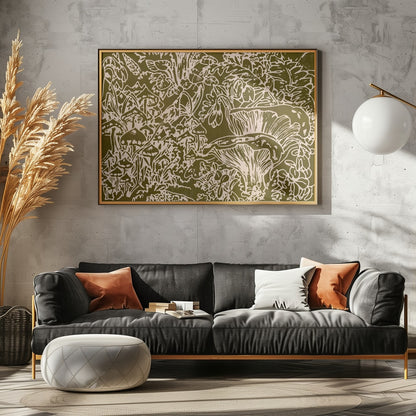 Forest Mushroom Pattern