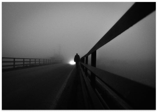 Mysterious Walk In Fog