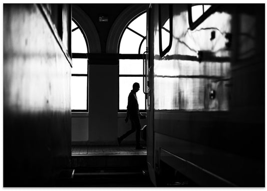 Walking Man Silhouette