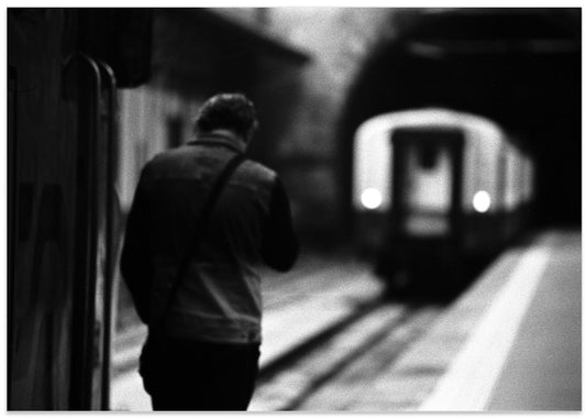 Lonely Subway Traveler