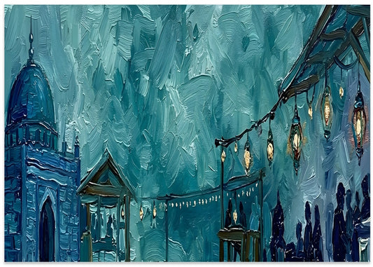 a nighttime scene