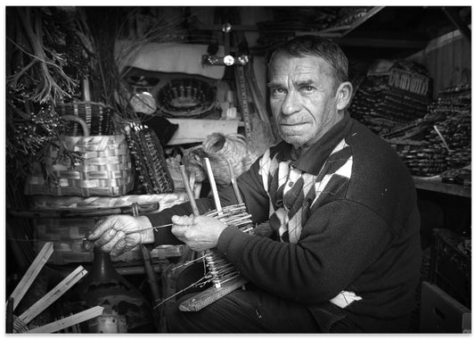 Artisan Weaving Baskets