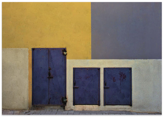 Urban Color Block Doors