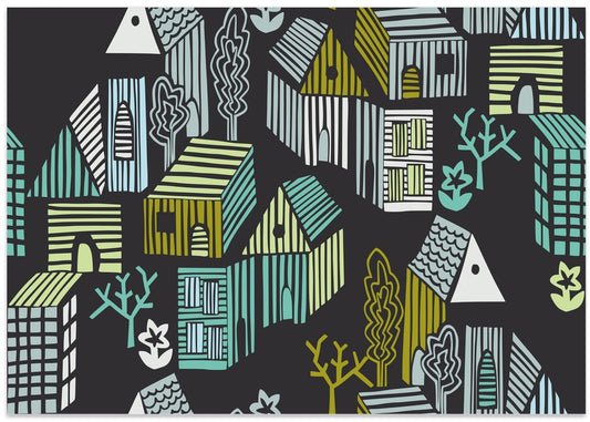 Whimsical Village Houses