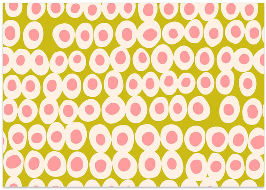 Organic Pink Ovals
