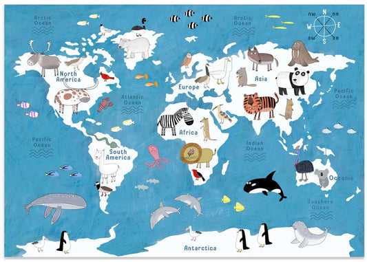World Animal Map