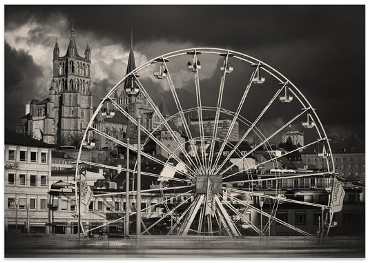 Dramatic City Ferris Wheel