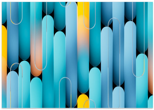 Colorful Geometric Bars