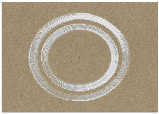 White Enso Circles