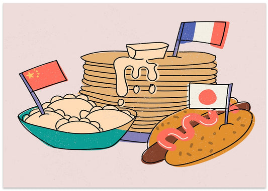 International Food Flags