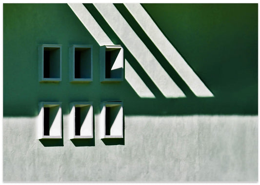 Sunlit Architectural Shadows