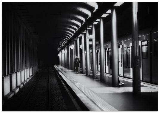 Lonely Subway Platform