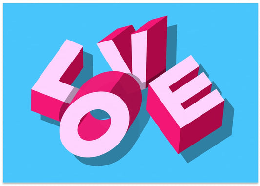 Bold Pink Love