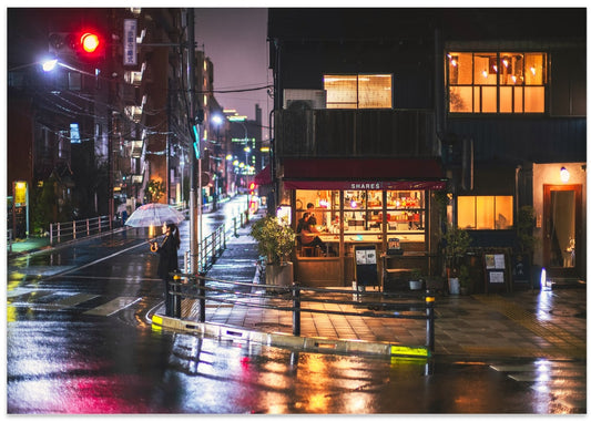 Japanese Rainy Street
