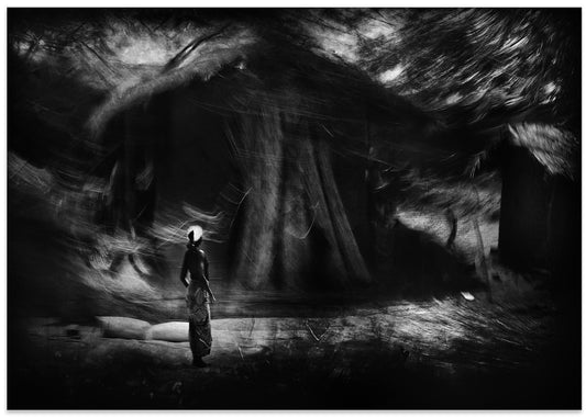 Woman In Ethereal Forest