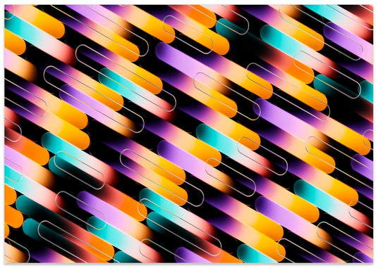 Vibrant Geometric Lines