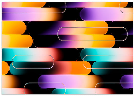 Vibrant Geometric Gradients