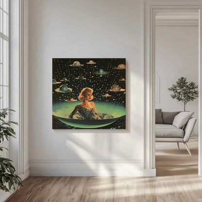 She Came From Space Collage