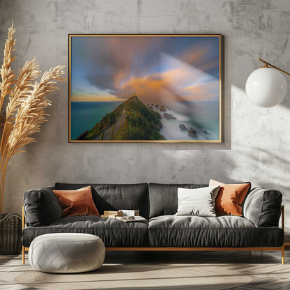 Dramatic Coastal Lighthouse