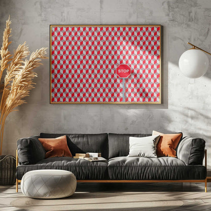 Geometric Stop Sign