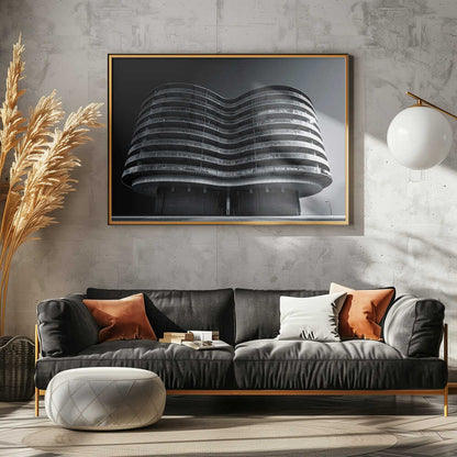 Dramatic Wavy Building