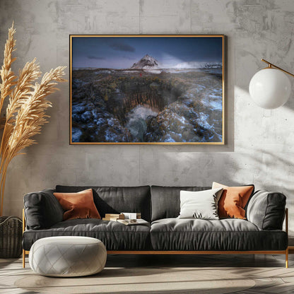 Dramatic Winter Chasm
