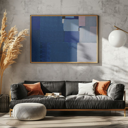Blue Abstract Blocks