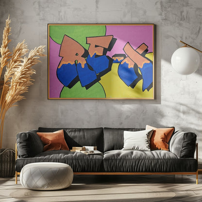 Colorful Graffiti Style